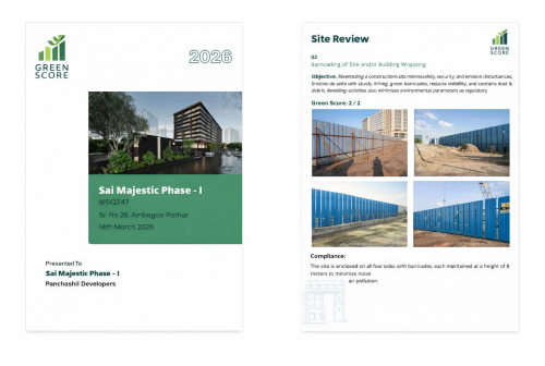 Green Score Automated Report of the project
