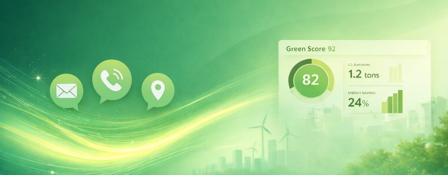Green Score - Contact Us banner